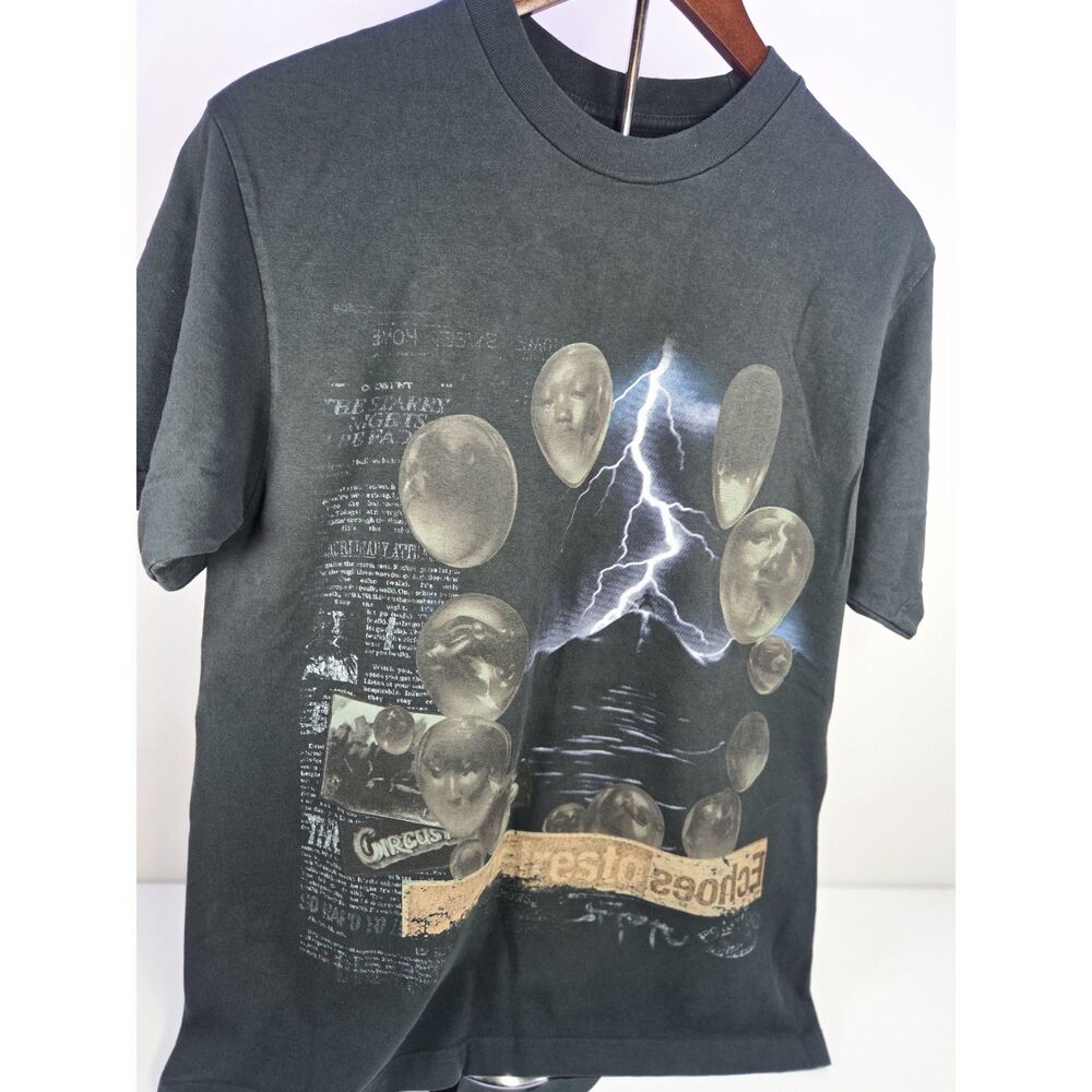 Travis Scott Utopia Circus Maximus Delresto Echoes Black 2024 Tour T-Shirt Sz M